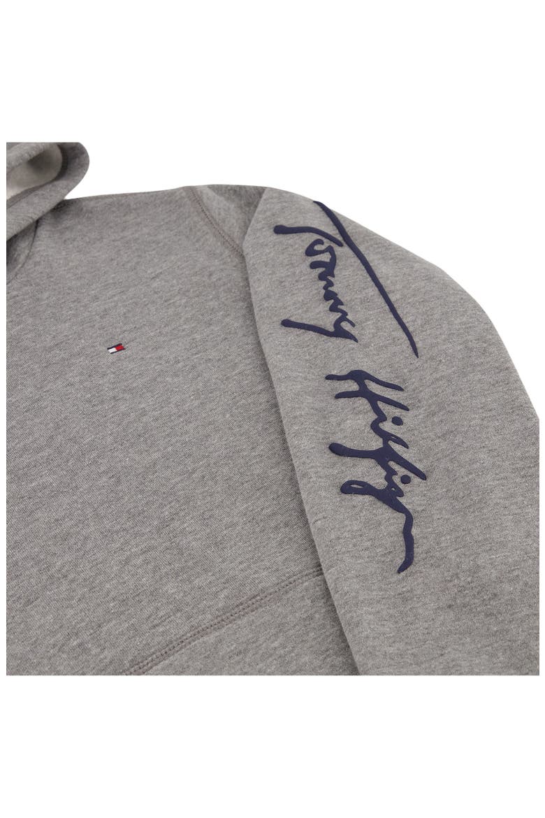 Kids' Tommy Signature Hoodie, Alternate, color, MD GREY HTHR