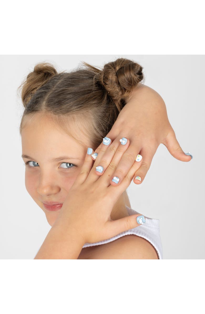 3H Nails Cinnamoroll Kids Luxury Handmade Press-On Nails - 24-Piece Kit, Alternate, color, Baby Blue