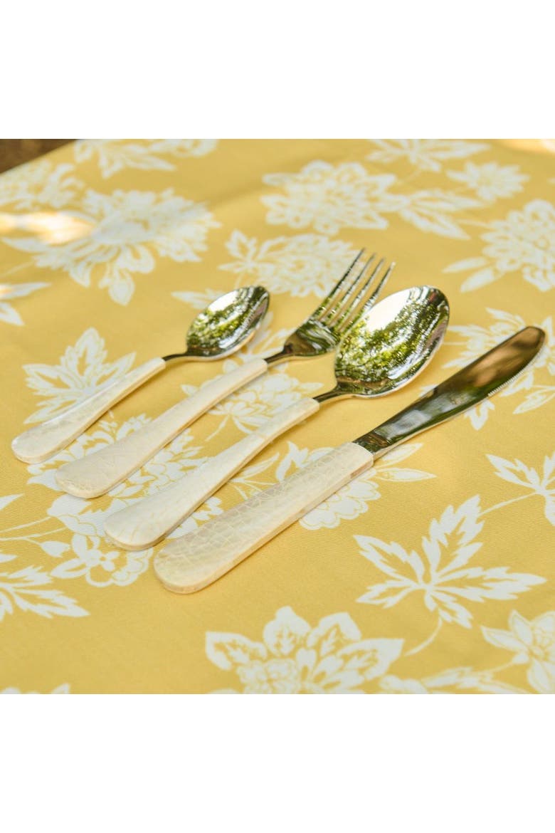 Mother Of Pearl Flatware - Set of 4, Alternate, color, Natural