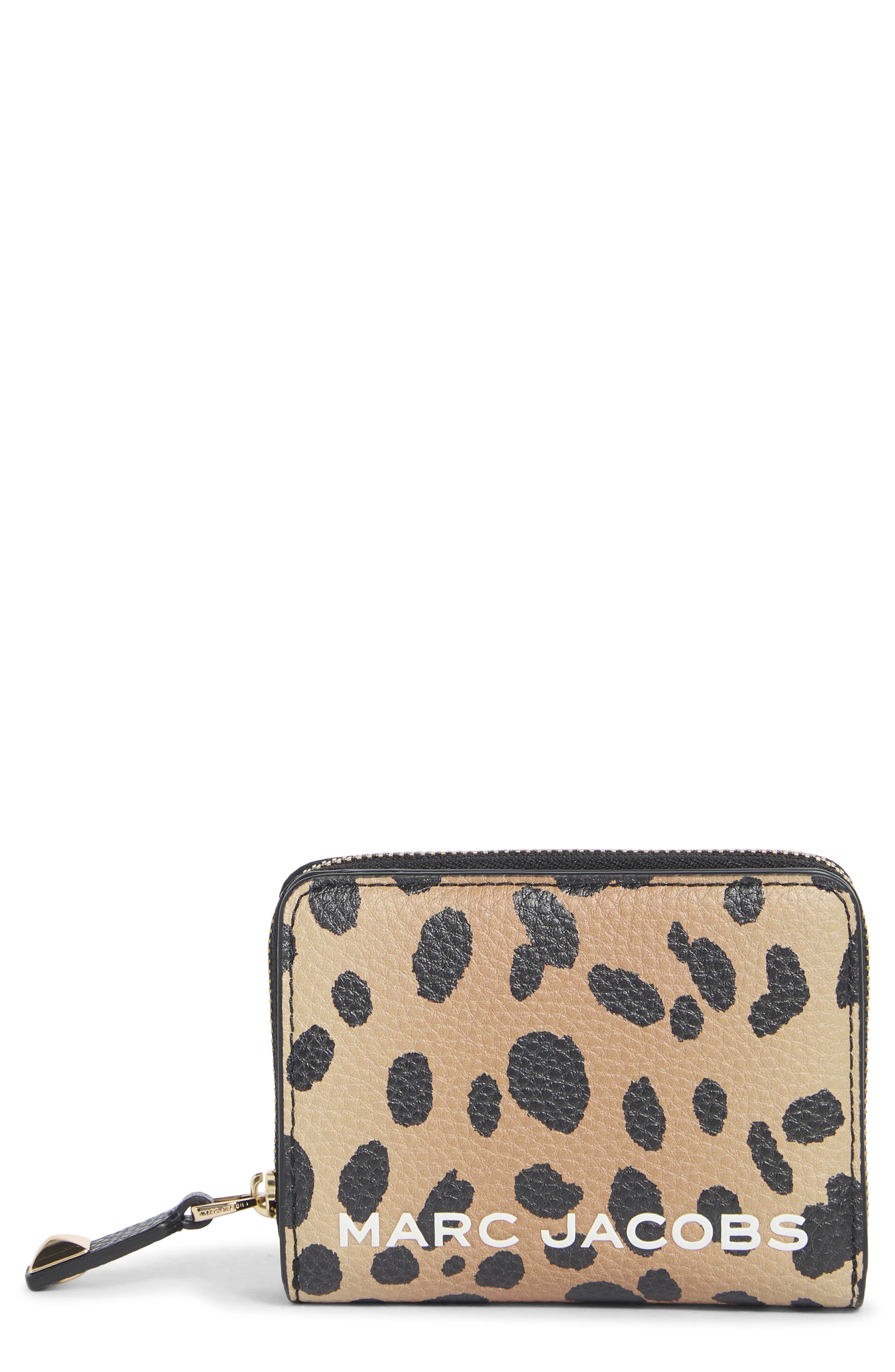 Marc Jacobs Cheetah Spot Mini SLG Compact Wallet