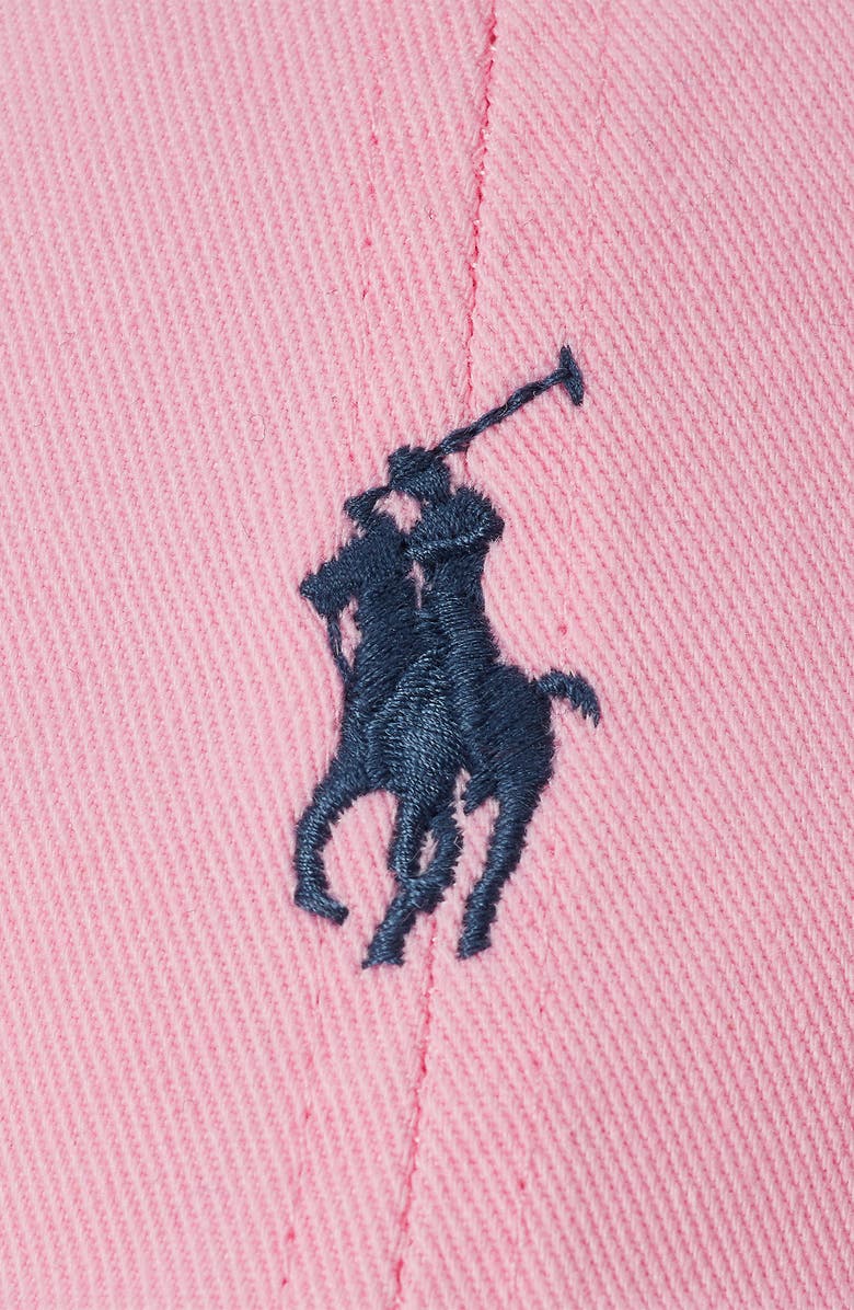 Polo Ralph Lauren Classic Sport Cotton Baseball Cap, Alternate, color, Carmel Pink