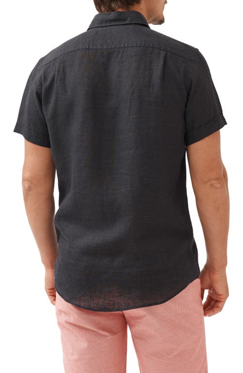RODD & GUNN RODD & GUNN ELLERSLIE SHORT SLEEVE LINEN BUTTON-UP SHIRT