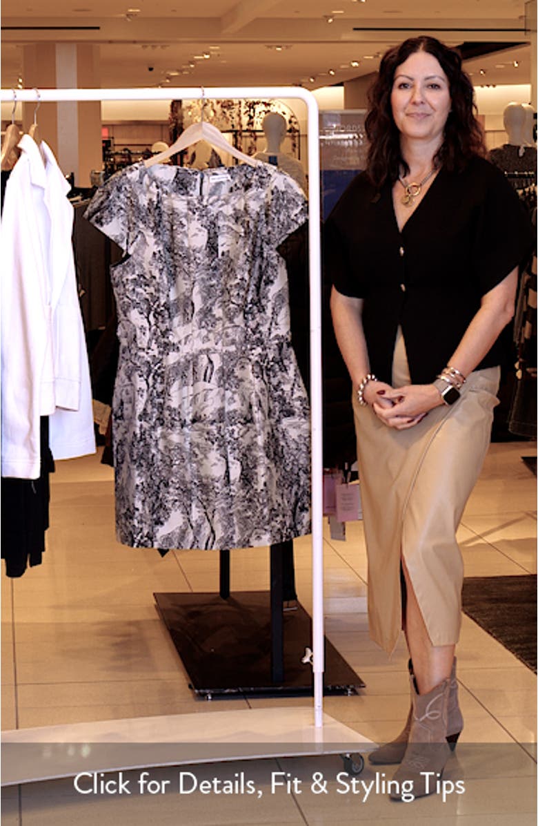 Toile Fit & Flare Minidress, sales video thumbnail