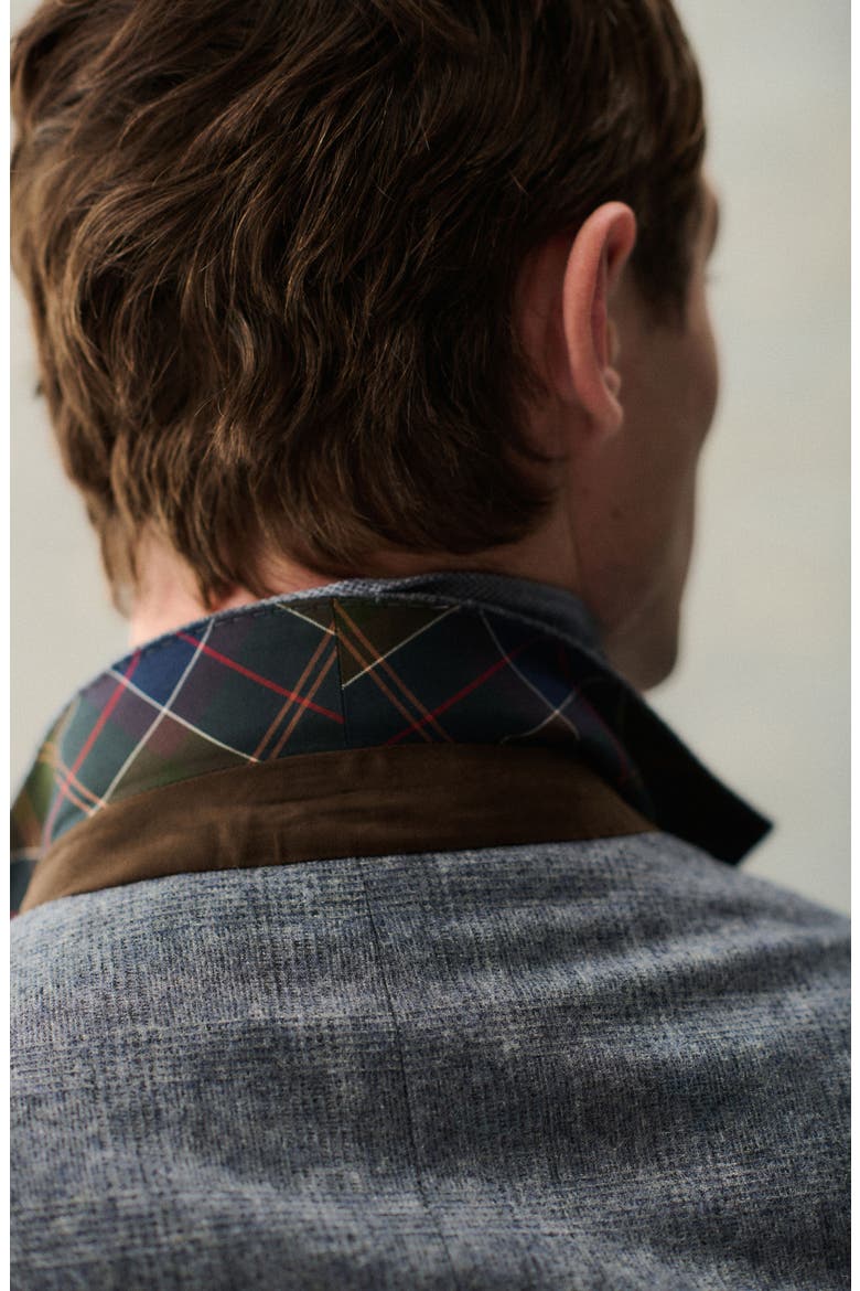 Sutherland Wool Blend Herringbone Flannel Sport Coat, Alternate, color, GREY