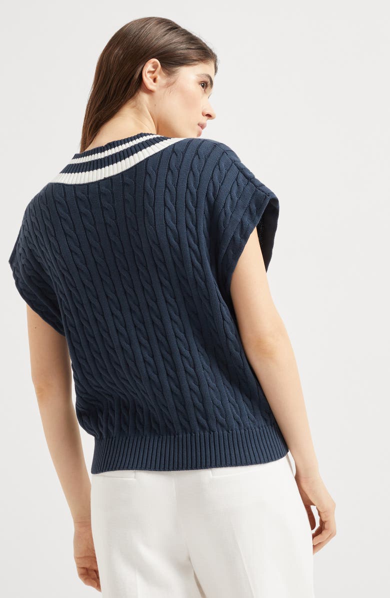 Brunello Cucinelli T-shirt with logo, Alternate, color, 