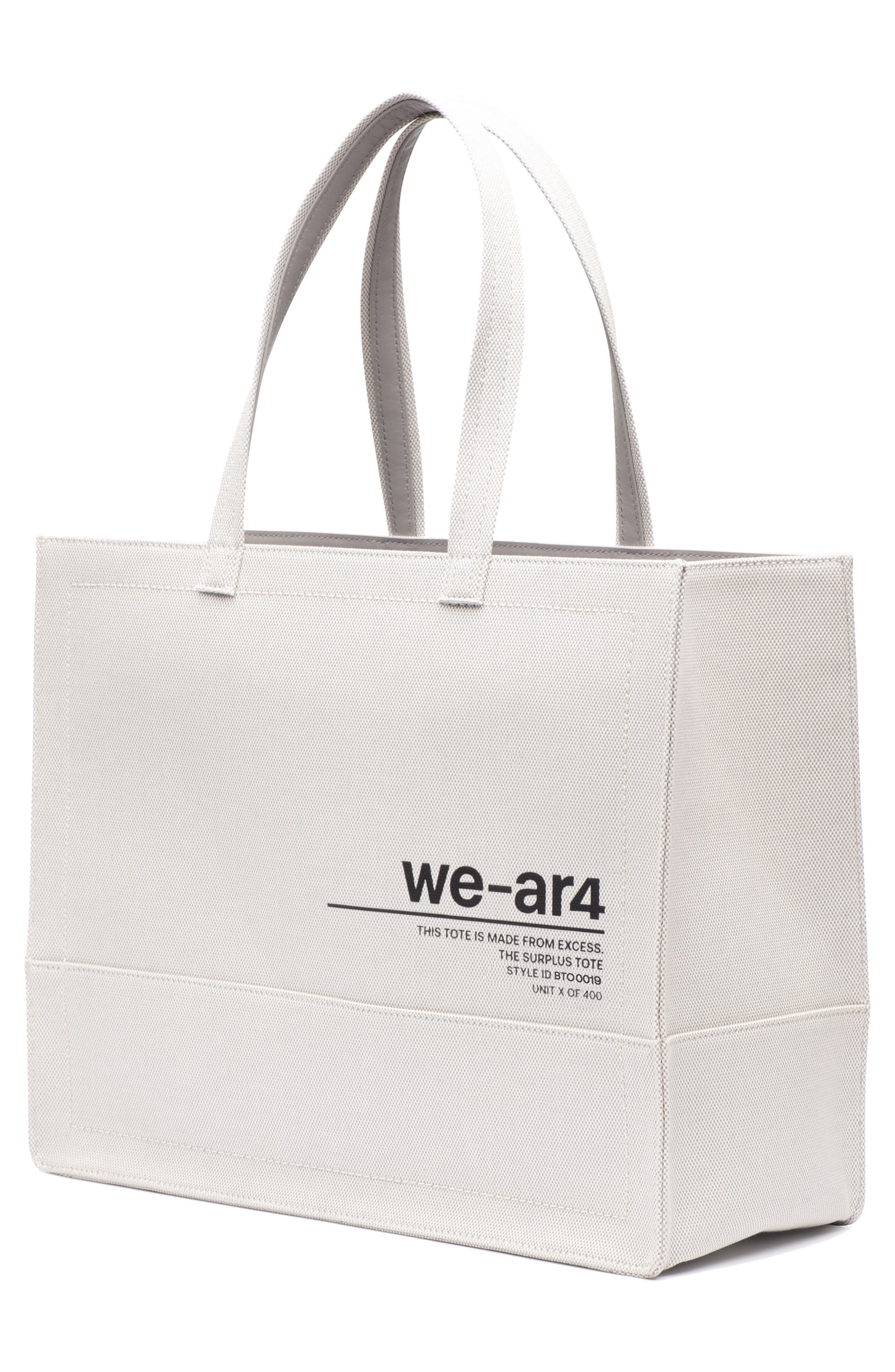 The Surplus Tote Bag, Alternate, color, NATURAL PEARL GREY