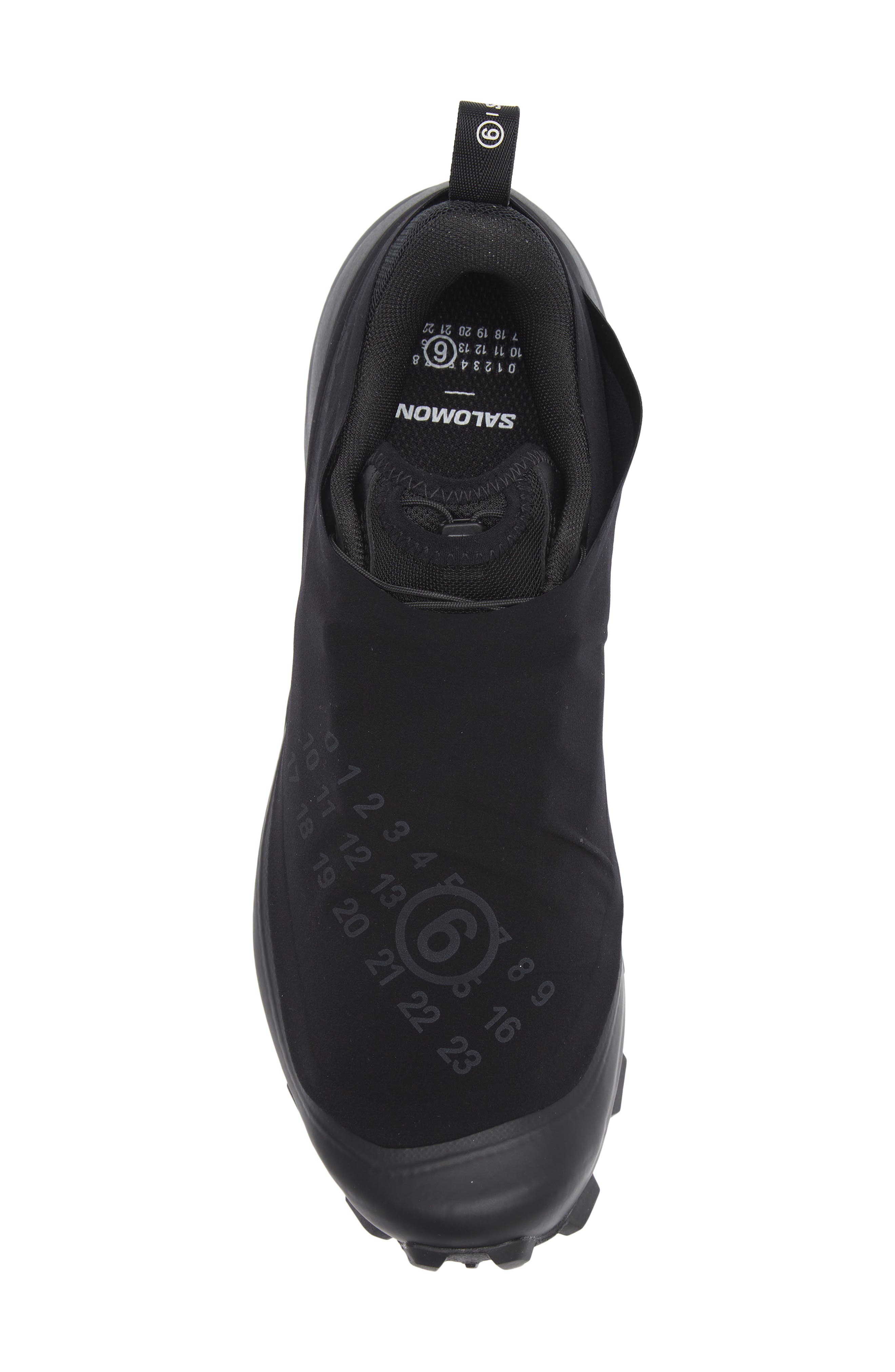 MM6 Maison Margiela x Salomon Crossdust Sneaker, Alternate, color, Black/ Black/ Asphalt
