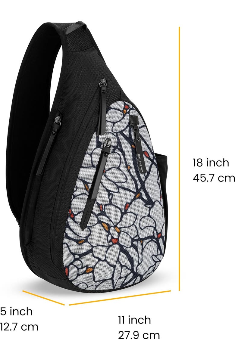 Sherpani Esprit Anti Theft RFID Protection Sling Bag, Fits 10'' Tablet, Sakura, Alternate, color, Sakura