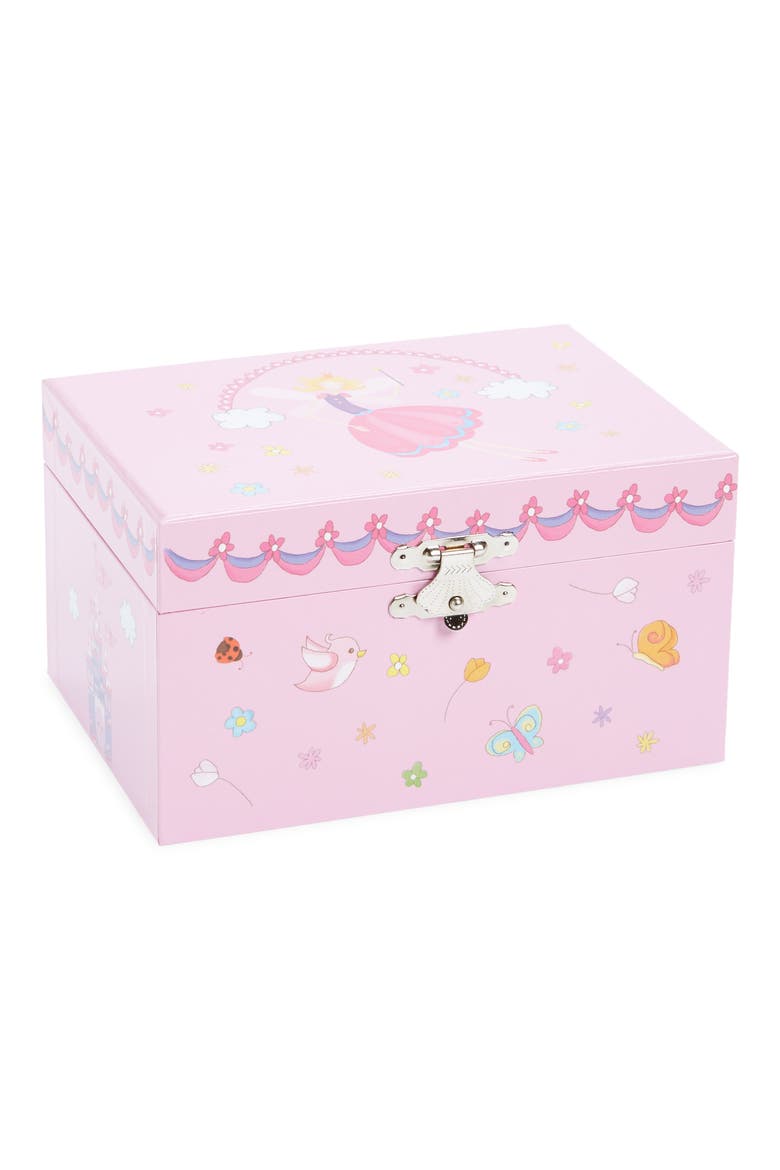 Mini Krista Fairy Musical Jewelry Box, Main, color, PINK