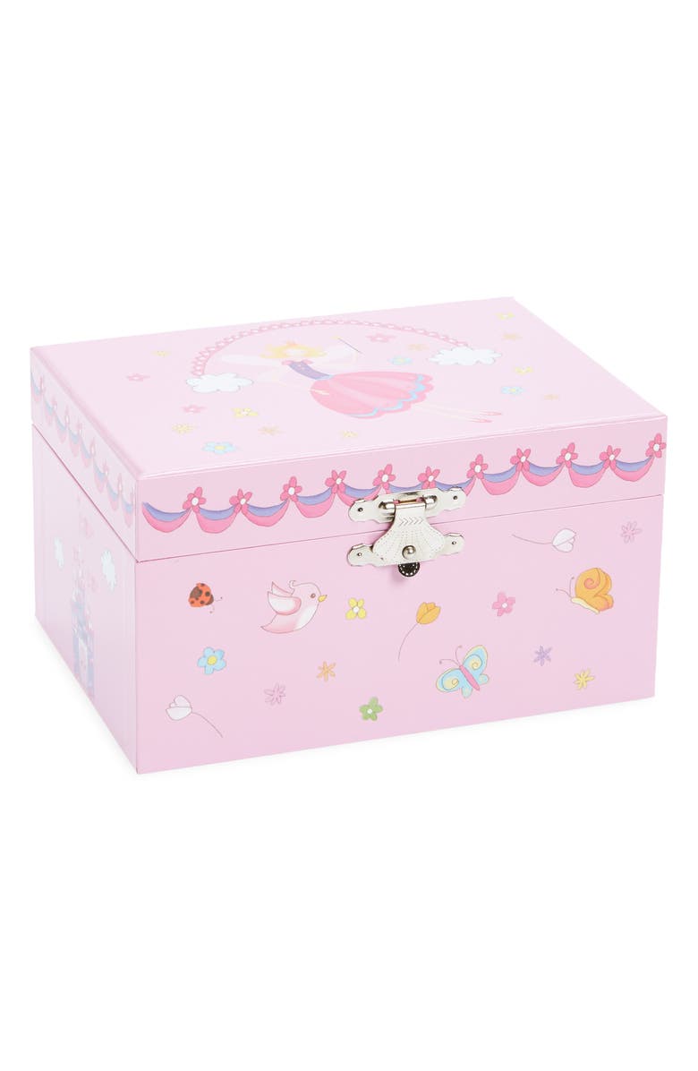 Mele and Co Mini Krista Fairy Musical Jewelry Box, Main, color, Pink