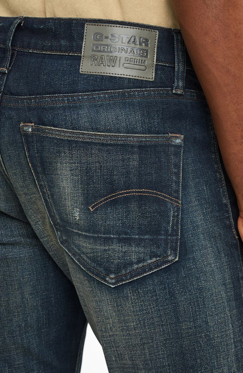 G-STAR 3301 Rip & Repair Slim Jeans, Alternate, color, Antique Foundry Repaired
