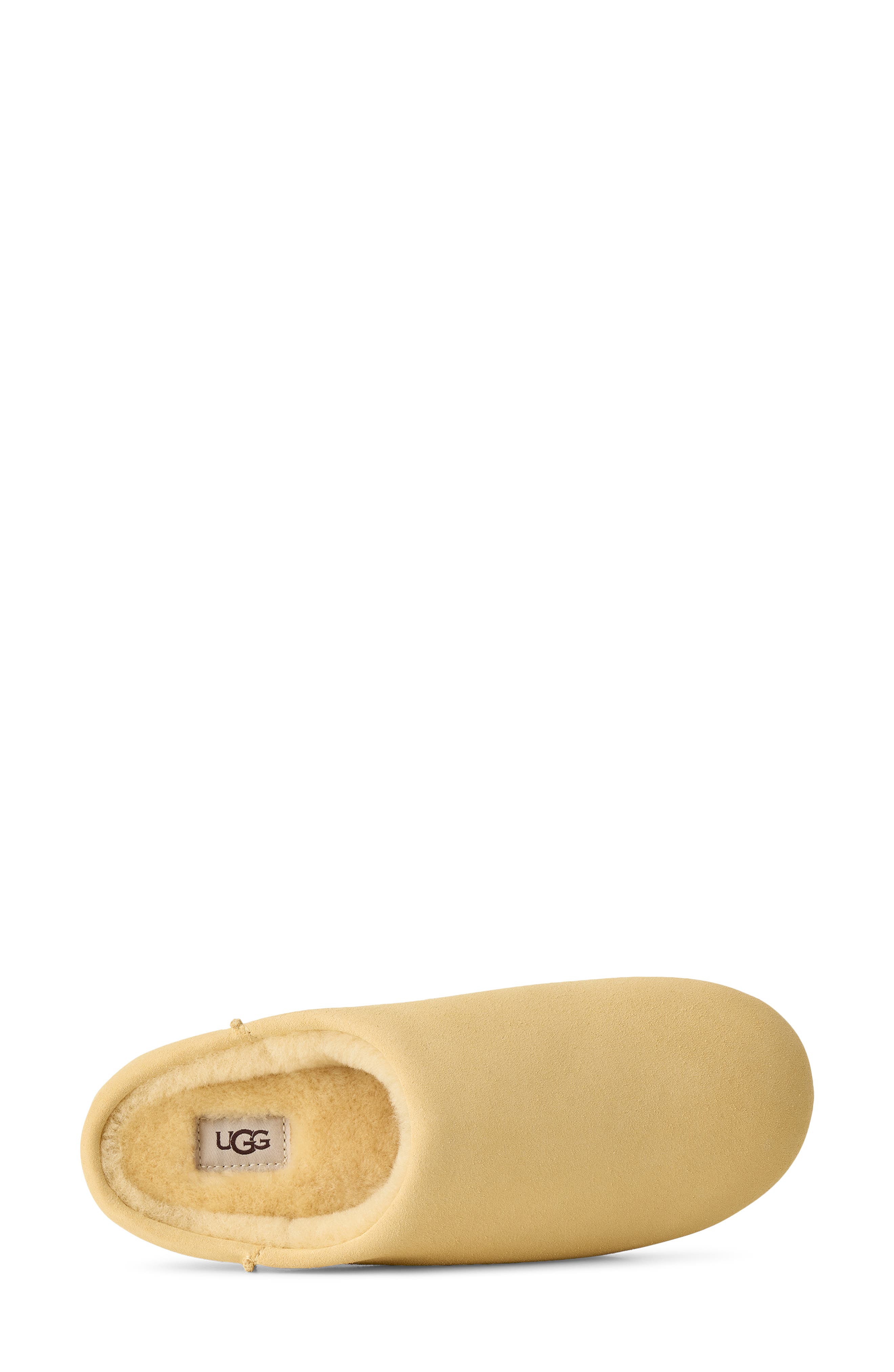 Elea Waterproof Suede Slipper, Alternate, color, MUTED MUSTARD
