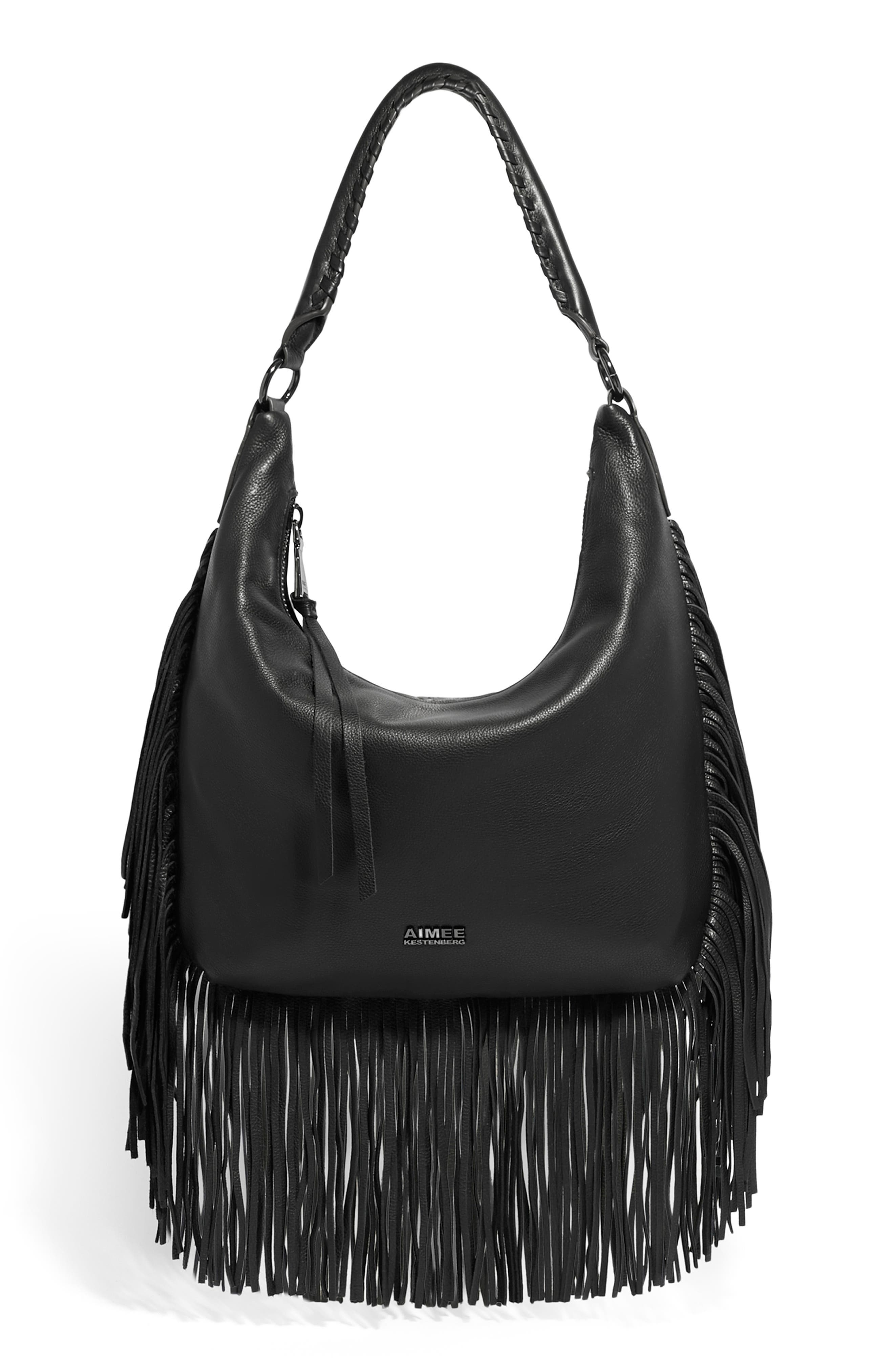 AIMEE Fringe Benefits Hobo Bag, Alternate, color, 