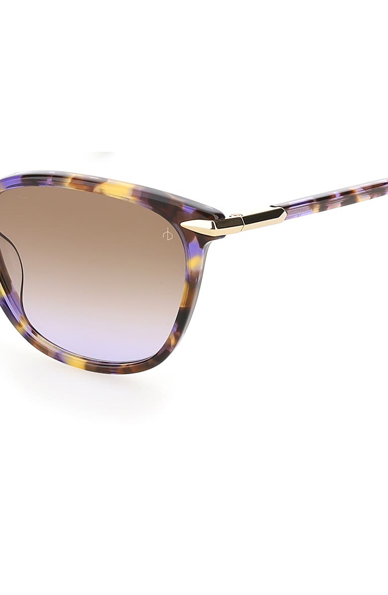 rag & bone 55mm Rectangular Sunglasses, Alternate, color,