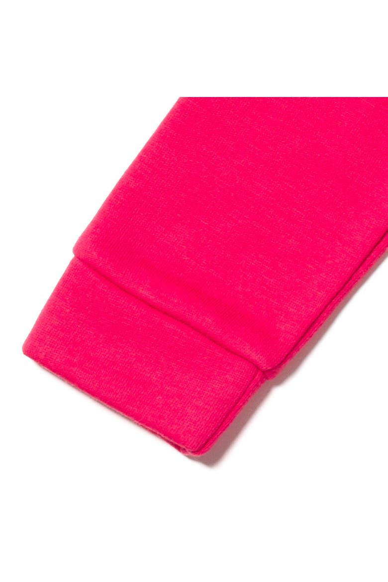 Half Zip Hoodie, Alternate, color, Owlette Pink