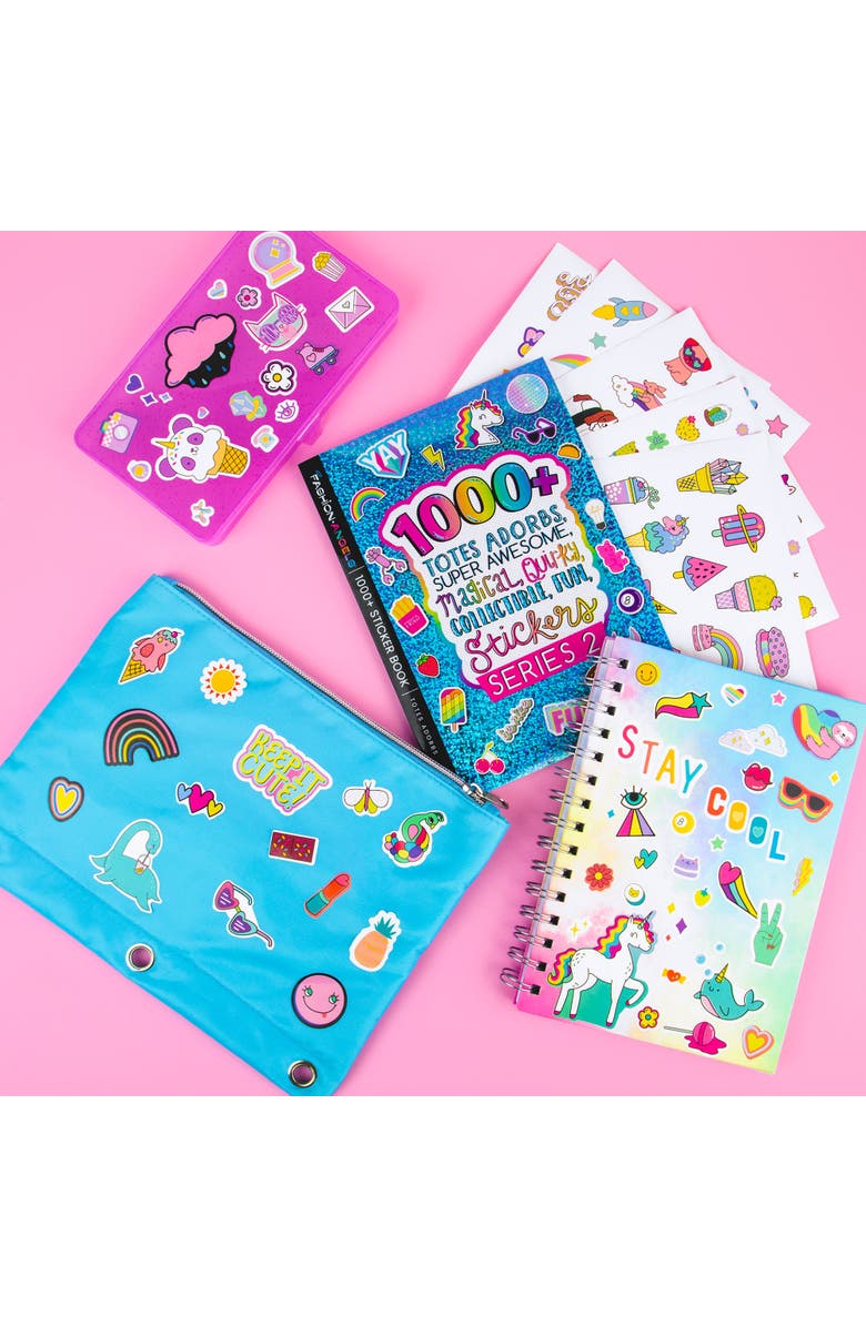 Fashion Angels 1,000+ Totes Adorbs Sticker Book, Alternate, color, Multicolored