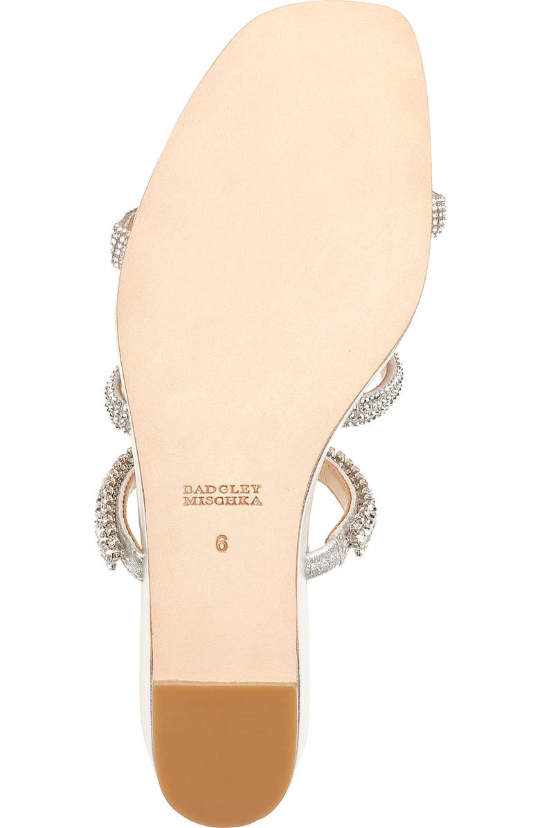 Badgley Mischka Collection Zofia Strappy Wedge Slide Sandal, Alternate, color,