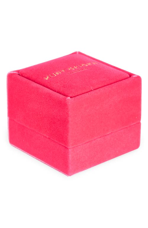 Kurt Geiger London Southbank Crystal Band Ring In Gold