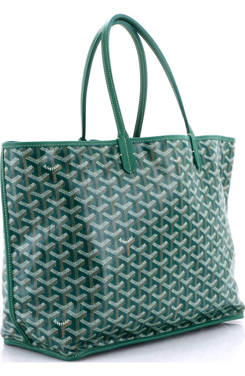 Pre-Owned Goyard Anjou Reversible Tote Coated Canvas PM, Alternate, color, Green