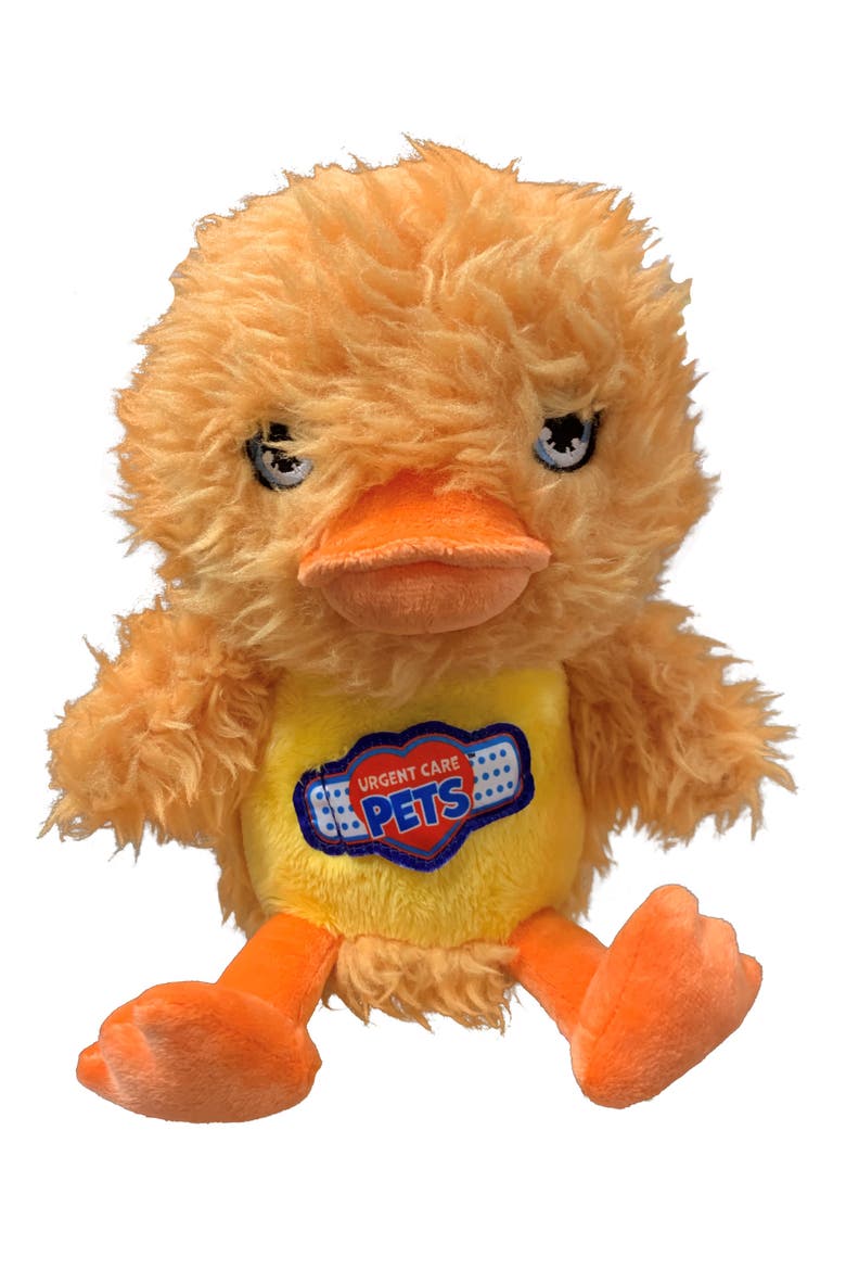 Duck Medical Plush Pet, Main, color, Yellow