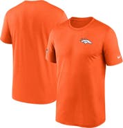 Nike Men's Nike Orange Denver Broncos Sideline Legend Small Logo Dri-FIT T-Shirt