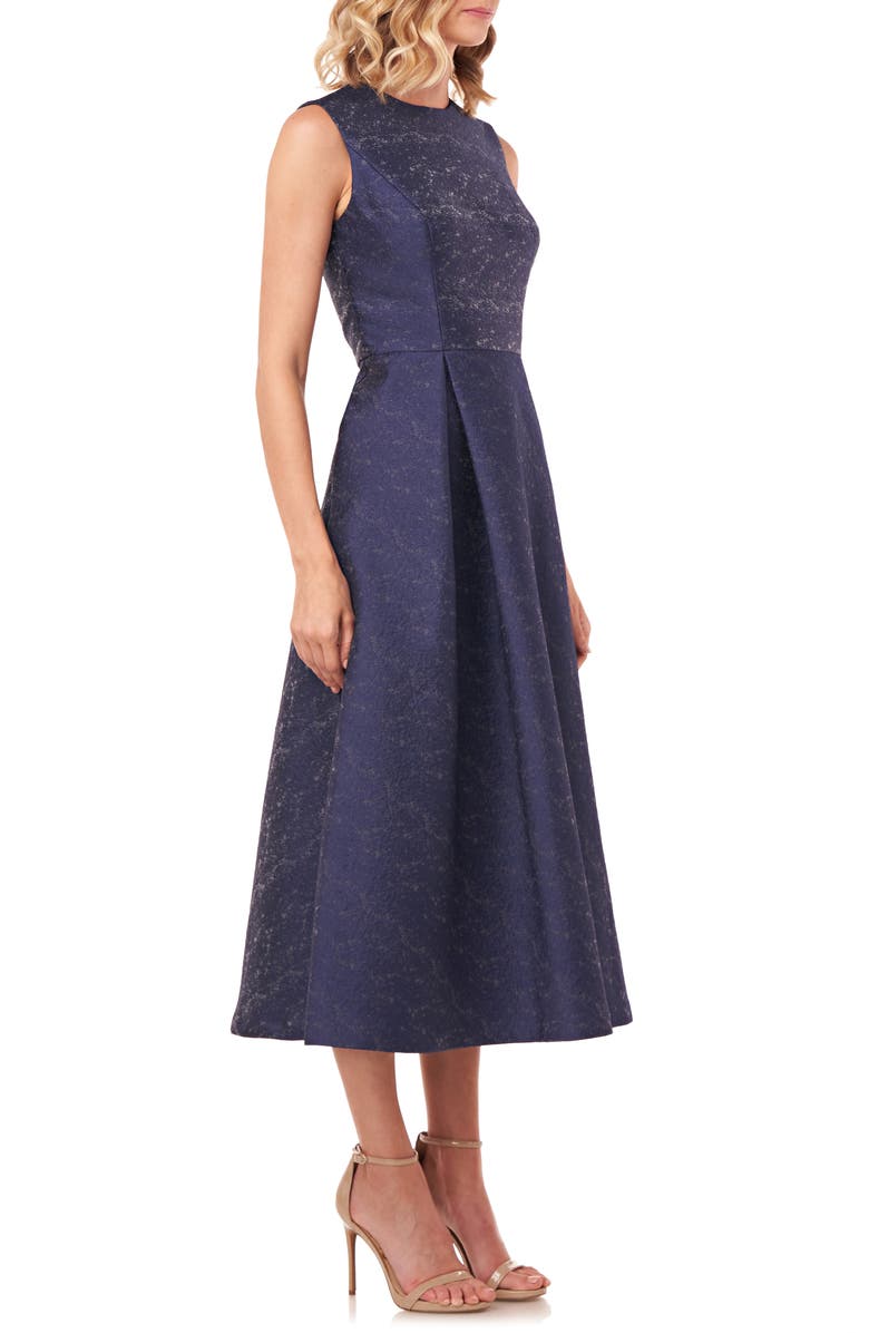 Kay Unger Belinda Fit & Flare Dress, Alternate, color, 