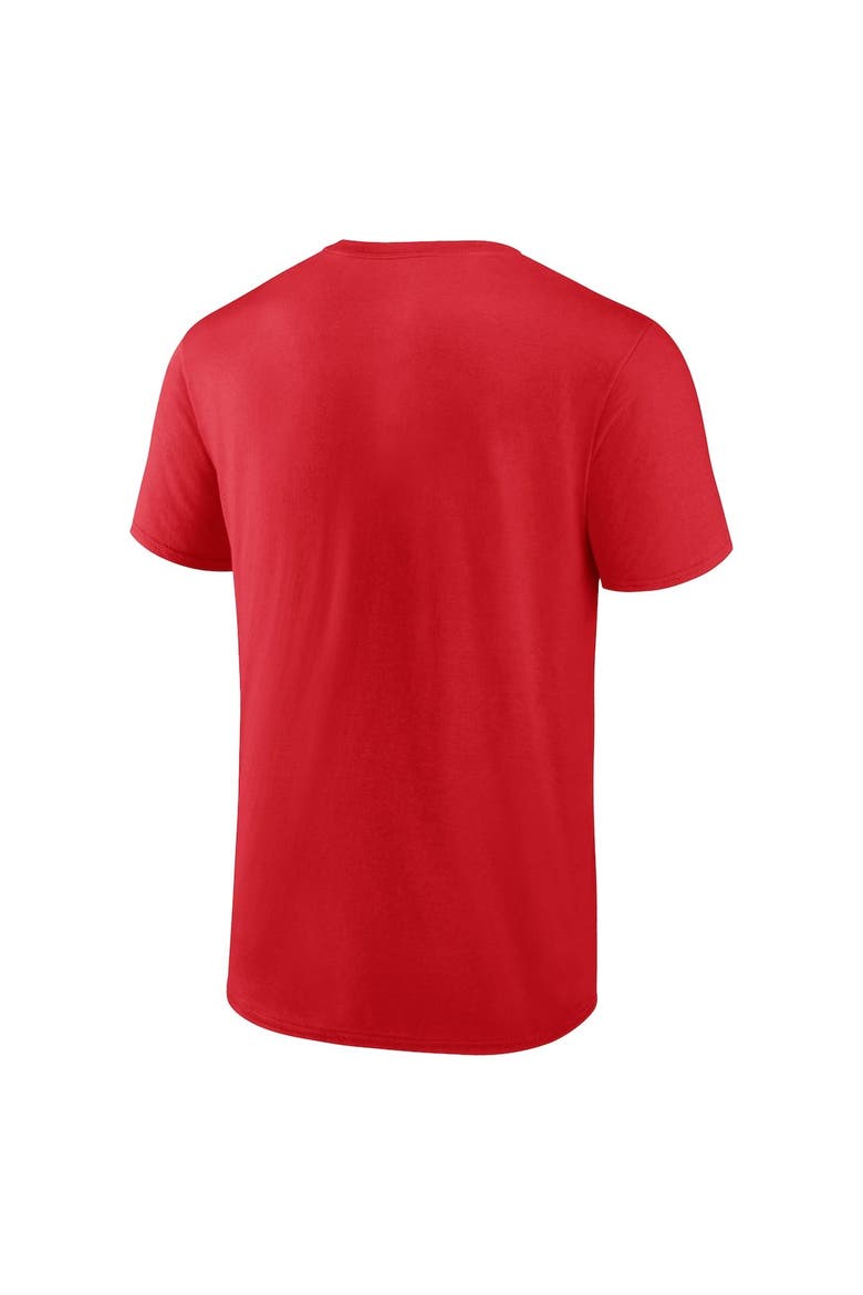 FANATICS Men's Fanatics Branded Red Cleveland Guardians Official Logo T ...