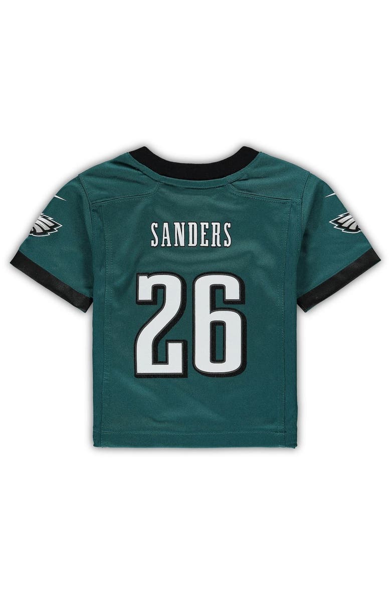 Nike Infant Nike Miles Sanders Midnight Green Philadelphia Eagles Game Jersey, Alternate, color, 