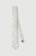 Brunello Cucinelli Silk diagonal tie with regimental stripe