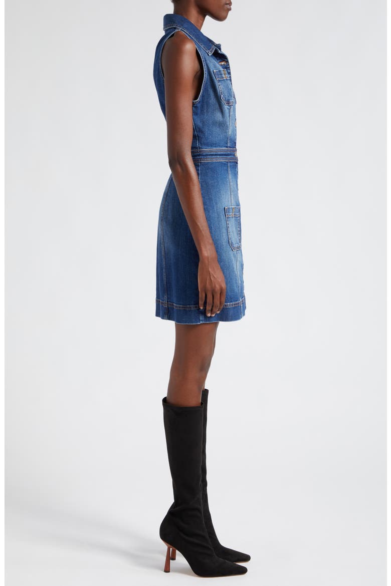Juliet Denim Dress, Alternate, color, MEDIUM WASH