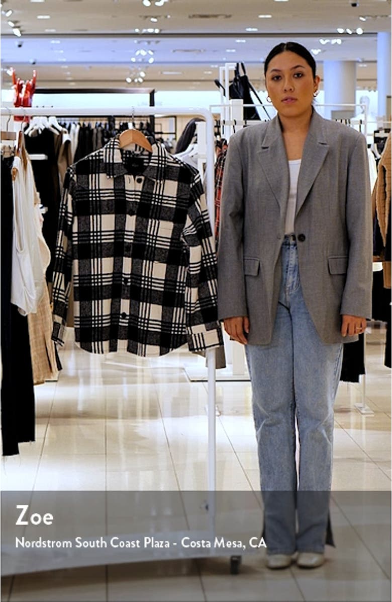 Tripp Plaid Shirt Jacket, sales video thumbnail