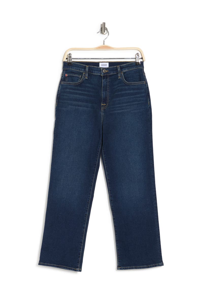 HUDSON Noa Mid Rise Crop Straight Leg Jeans, Alternate, color, EFFRIE