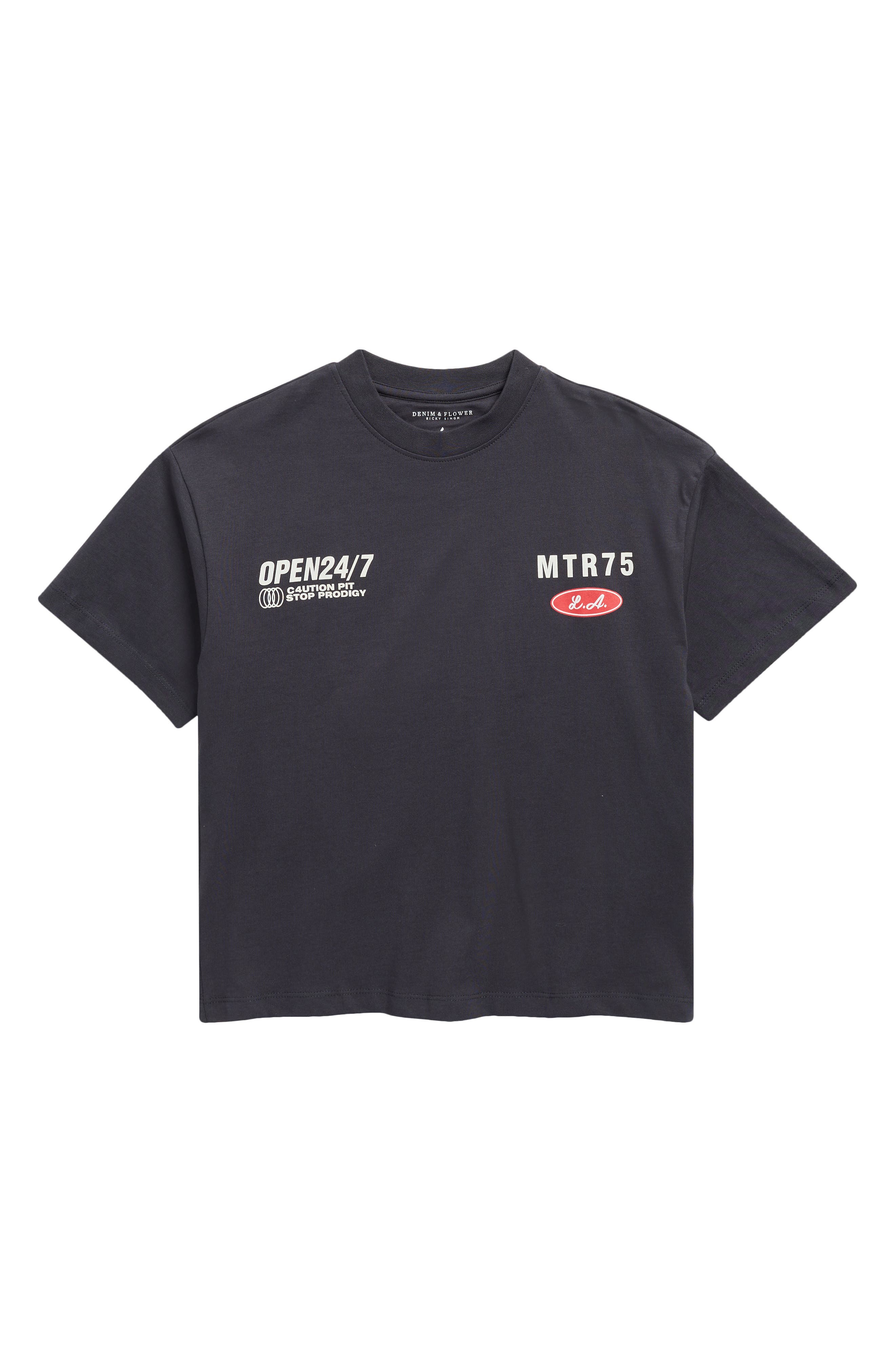 DENIM AND FLOWER Kids' Cotton Graphic T-Shirt