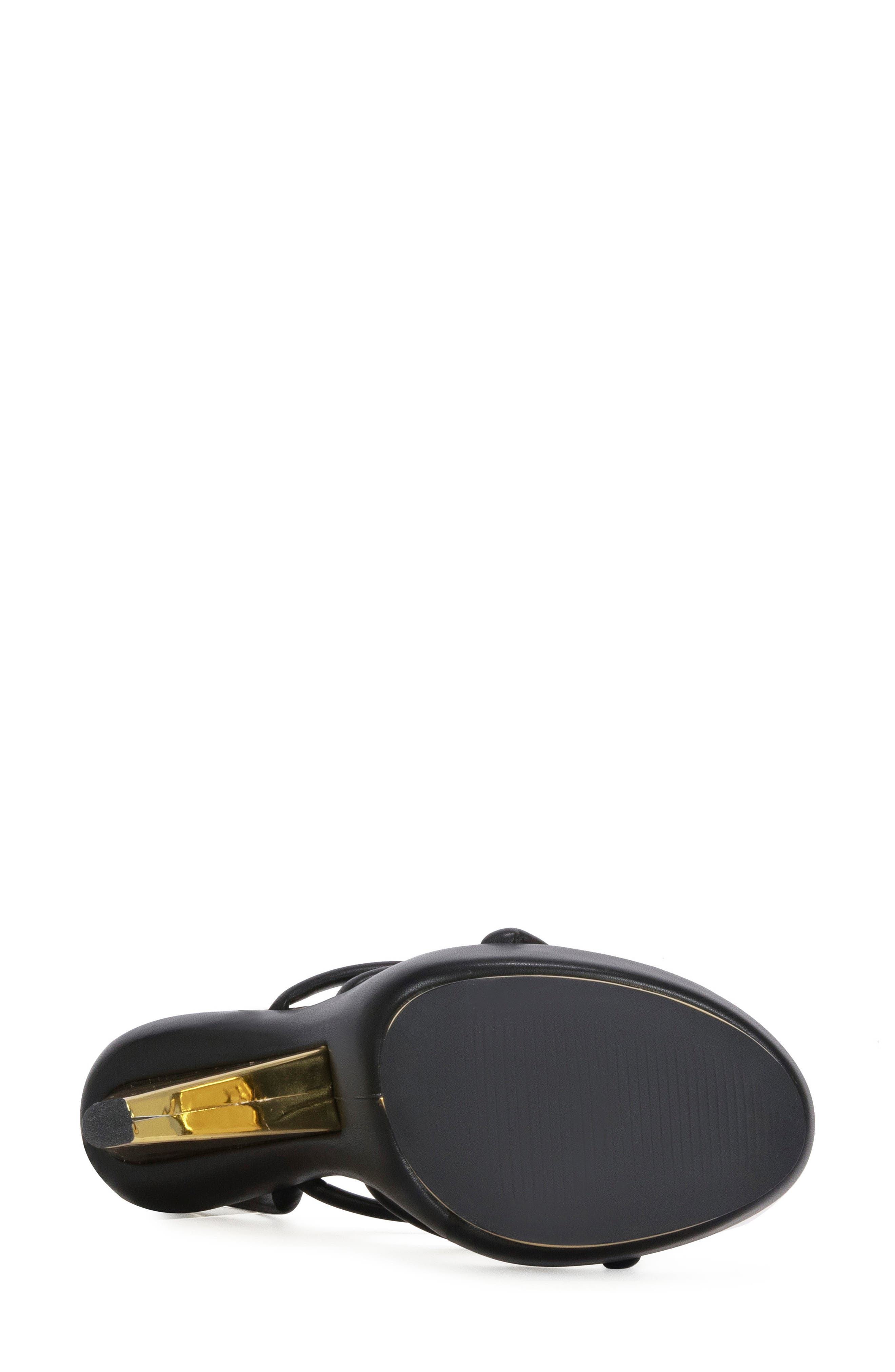 AZALEA WANG Celinea Ankle Wrap Platform Sandal, Alternate, color, 