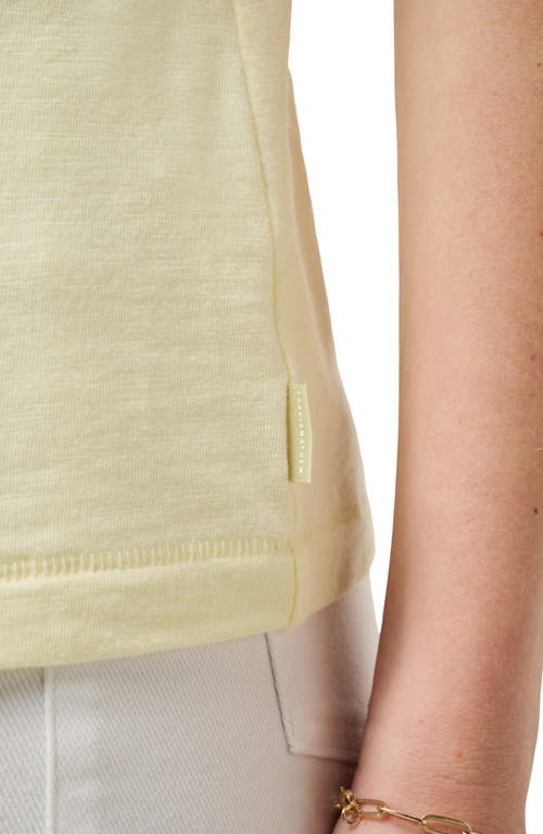 Travismathew Cloud Crewneck T-shirt In Yellow