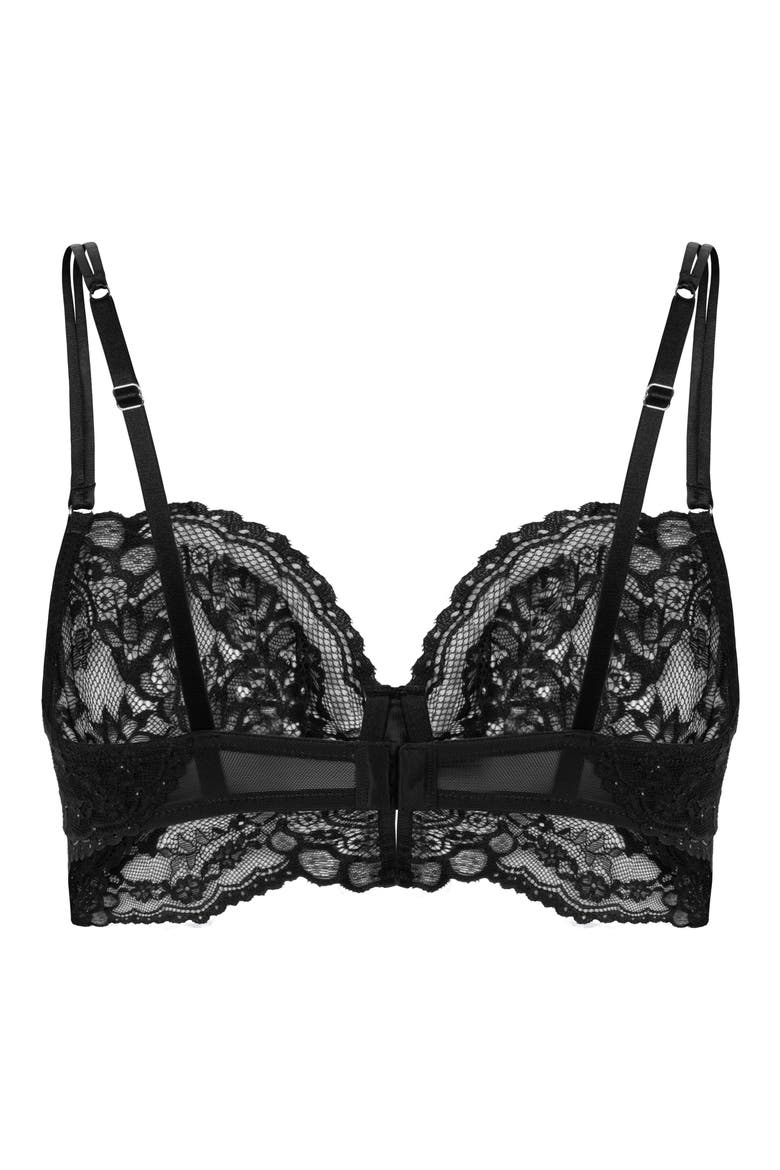 Sabrina Underwire Bra, Alternate, color, CAVIAR
