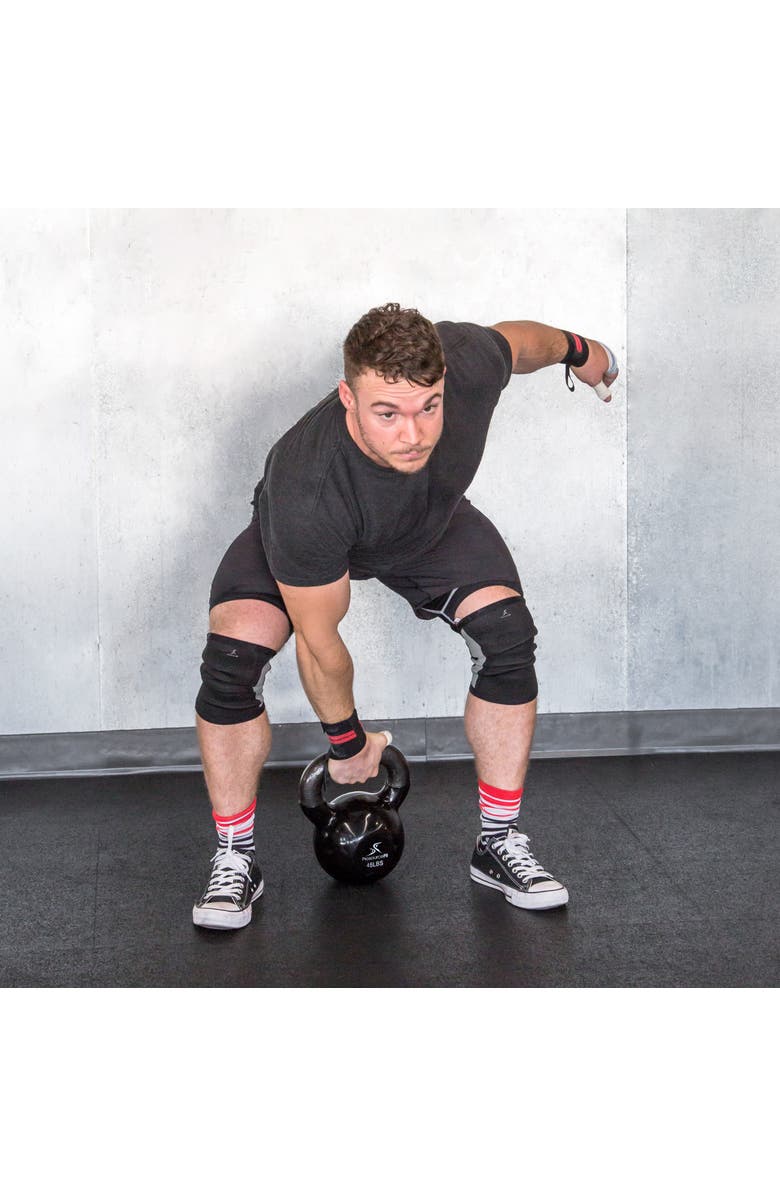 ProsourceFit Vinyl Coated Iron Kettlebell, Alternate, color, 45 Lb