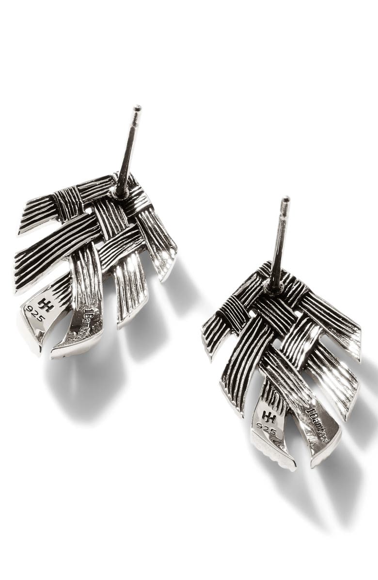 John Hardy Bamboo Woven Earrings, Alternate, color, 