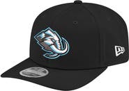 New Era Men's New Era  Black Utah Mammoth 9SEVENTY Stretch-Snap Adjustable Hat