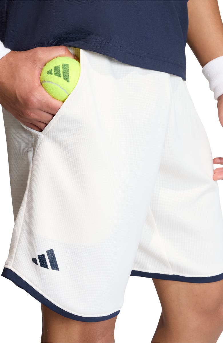 adidas Tennis Classics Shorts, Alternate, color, Chalk White/ /