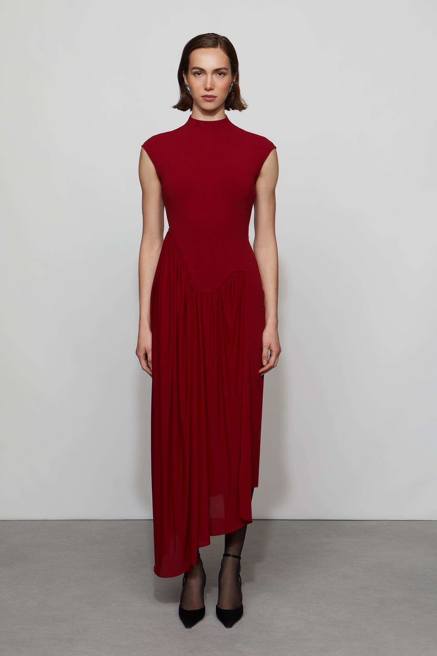 Francis Knit Combo Midi Dress - image 3