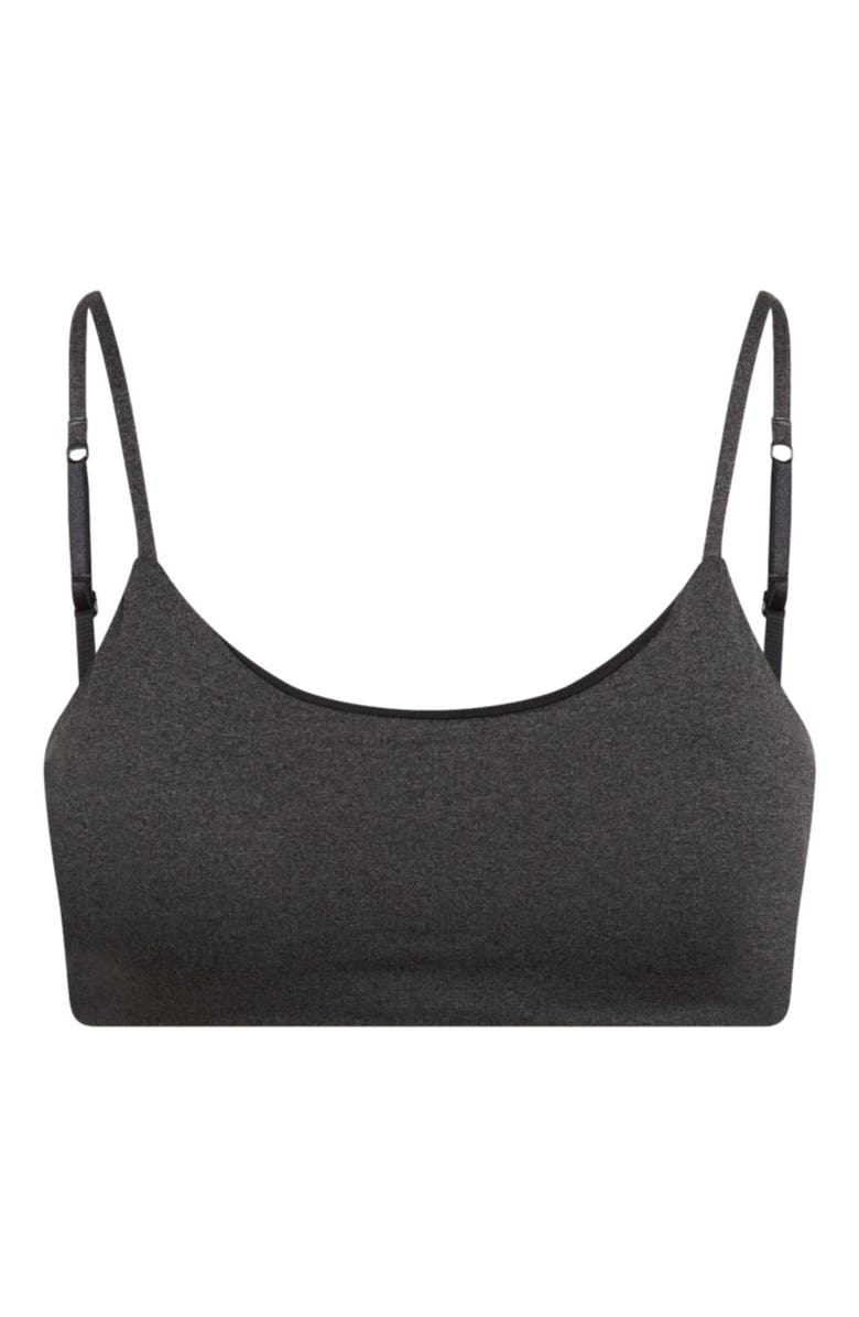 Bleuet Bleum Padded Reversible Girls Bralette, Alternate, color, Titanium-Black