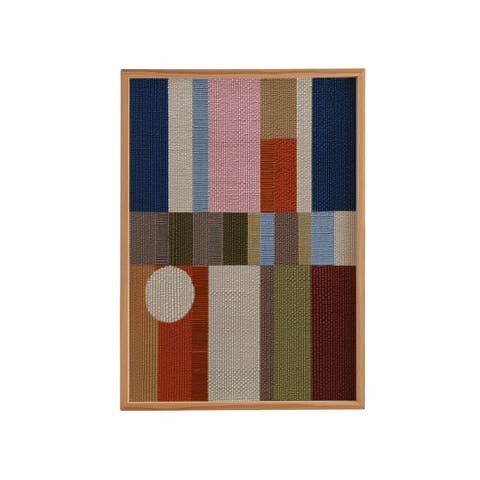 Woven Perspectives No. 07 Geometric Abstract Art Print