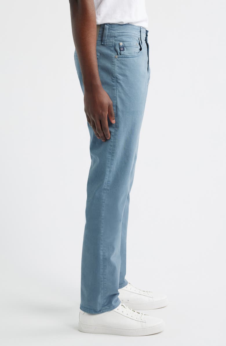 AG Everett Stretch Sateen Slim Straight Pants, Alternate, color, Sulfur Shore Break