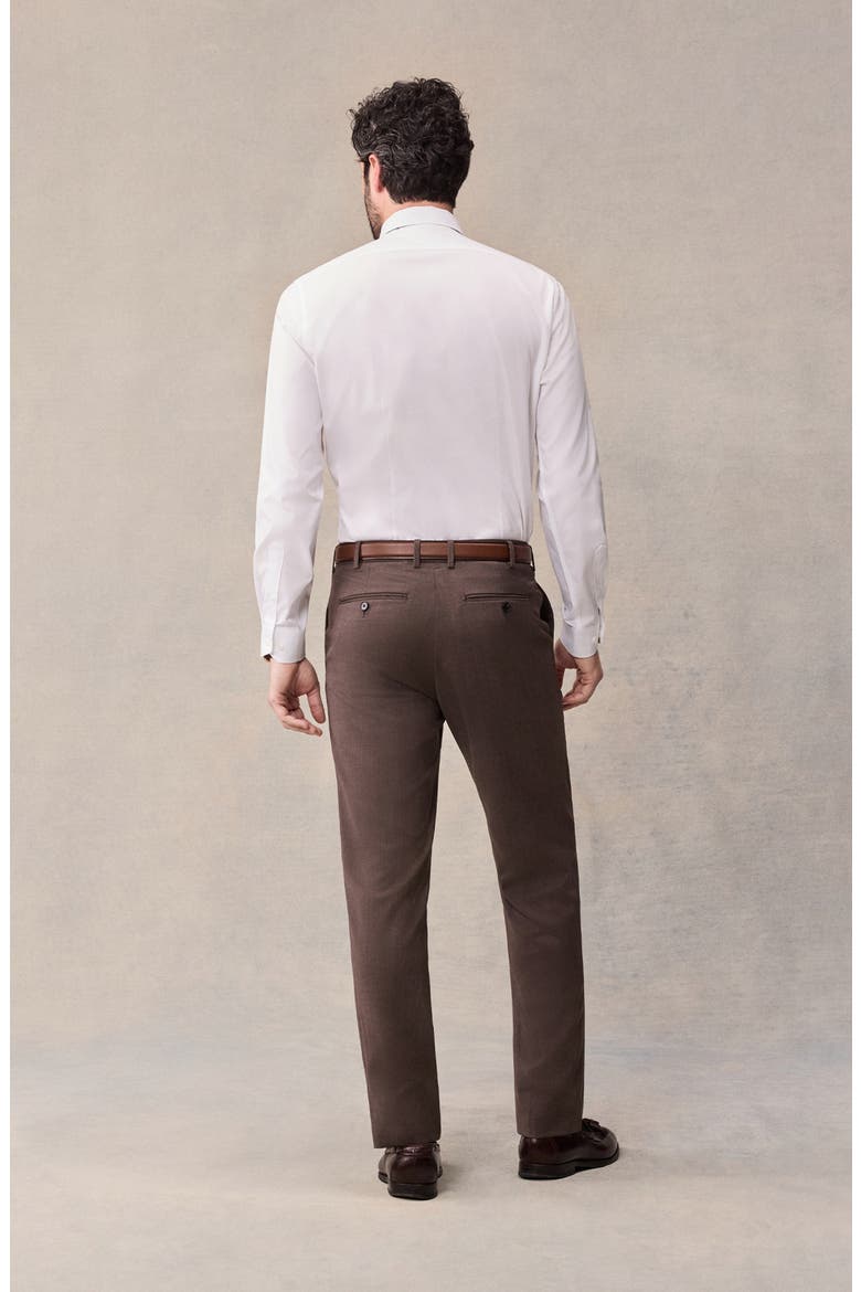 Slim Suit Pants, Alternate, color, Brown