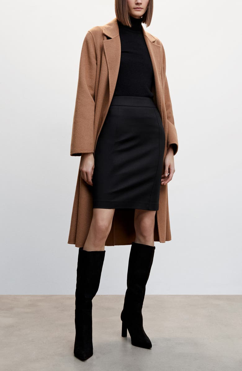 MANGO Pencil Skirt, Alternate, color, 