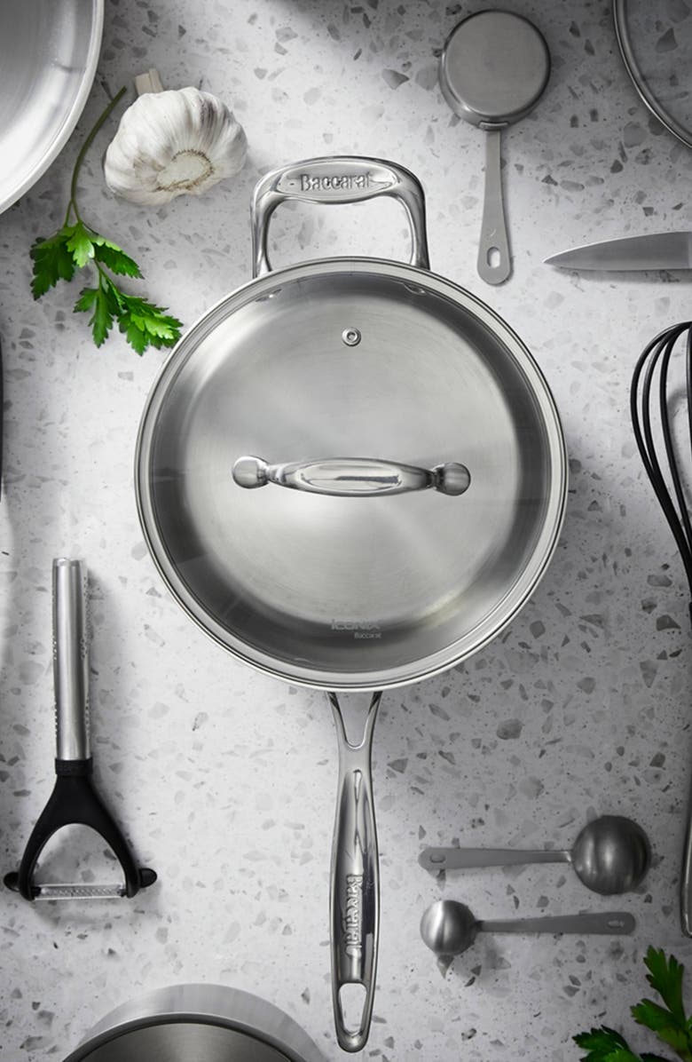 Cuisine::pro<sup>®</sup> iconiX<sup>™</sup> 3.5 Qt Saucepan with Lid, Alternate, color, Silver