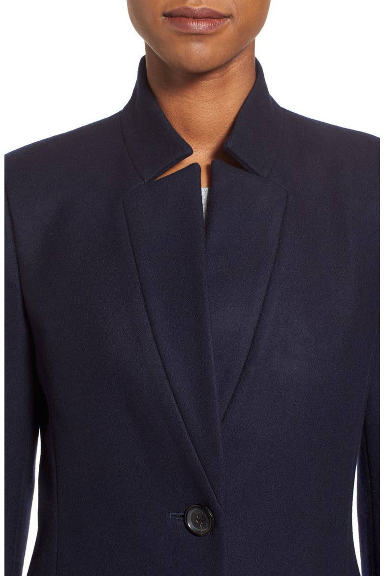 Wool Car Coat, Alternate, color, NAVY