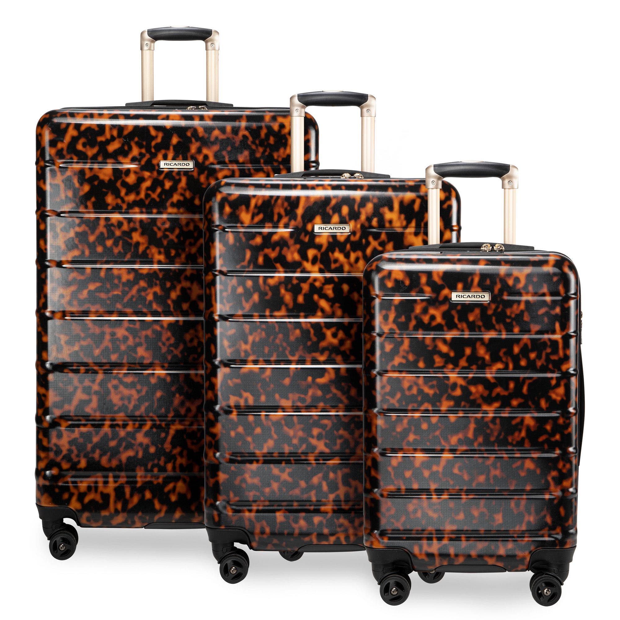 Ricardo Beverly Hills Cambria Hardside Luggage 2-Piece Set, Main, color, Tortoise