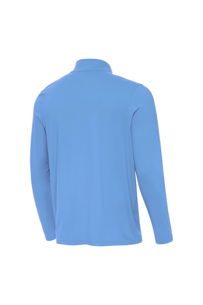 Men's Antigua  Powder Blue Boston Red Sox Intent Quarter-Zip Top, Alternate, color, Powder Blue